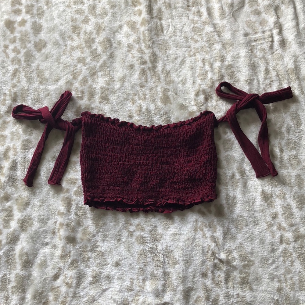 Tie-sleeve tune top